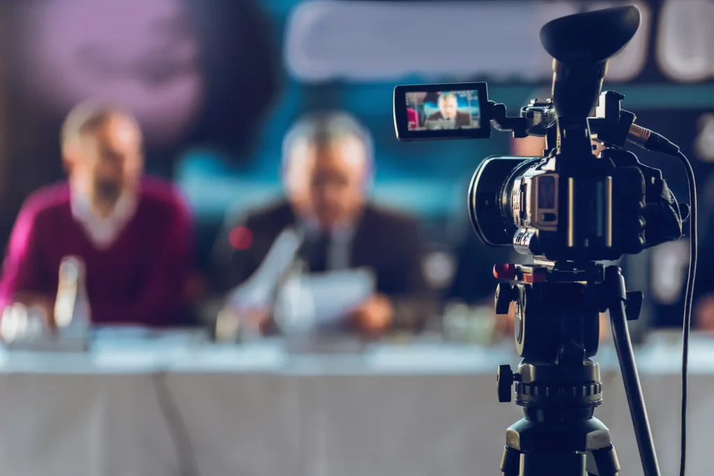 Livestream Agentur betreut Pressekonferenz